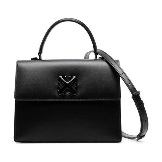 Off-White Black Leather Handbag