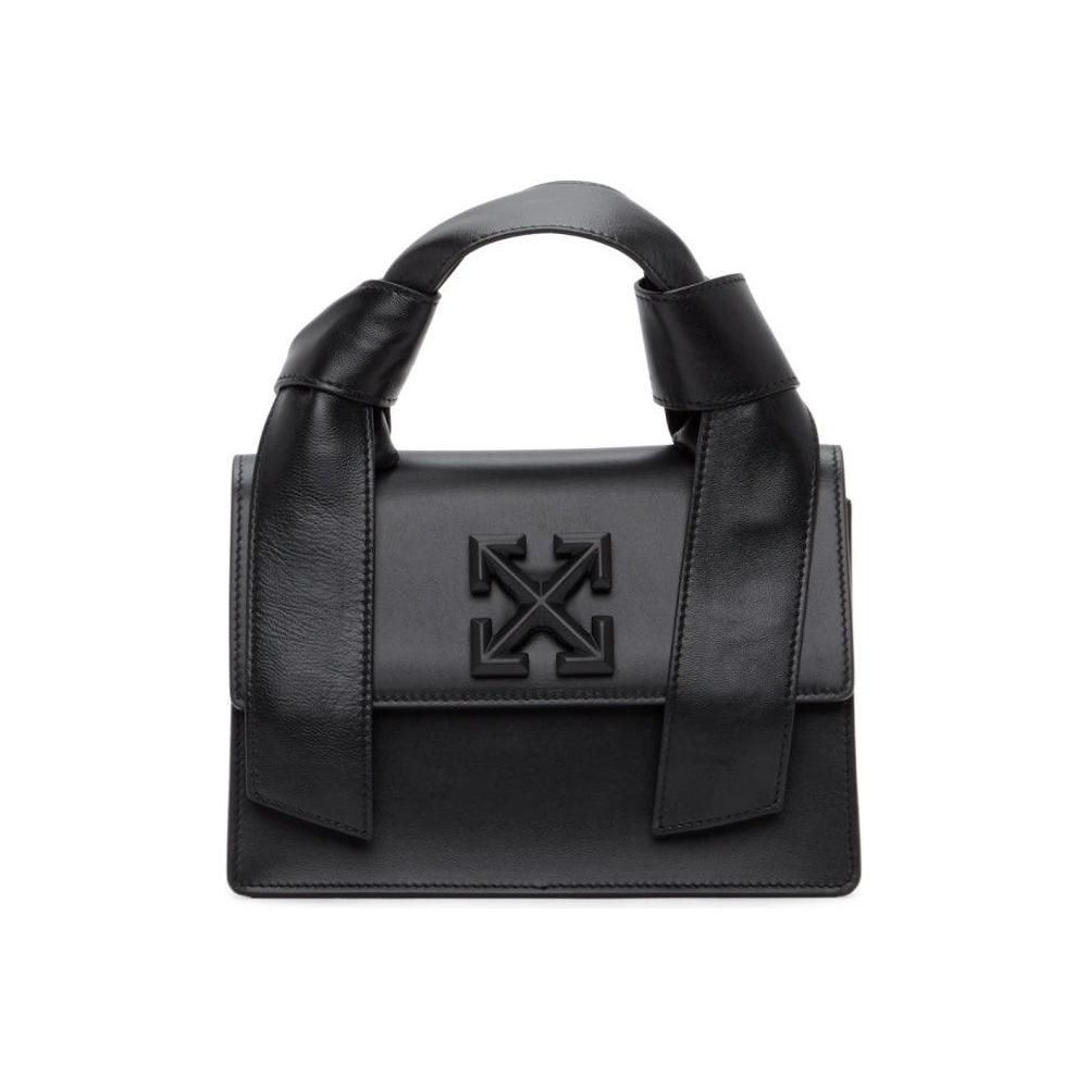 Off-White Black Leather Crossbody Bag Off-White