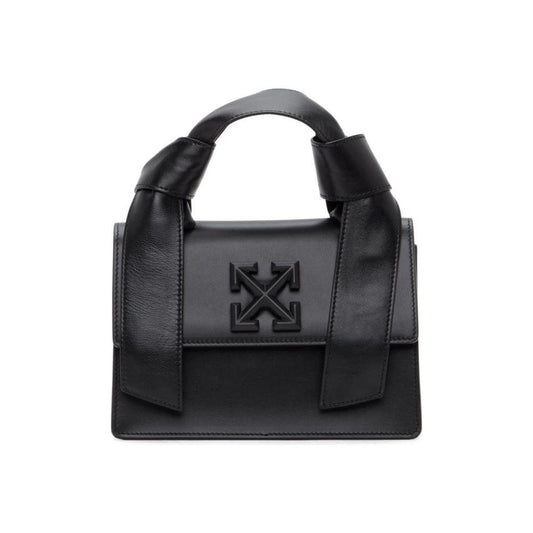 Off-White Black Leather Crossbody Bag