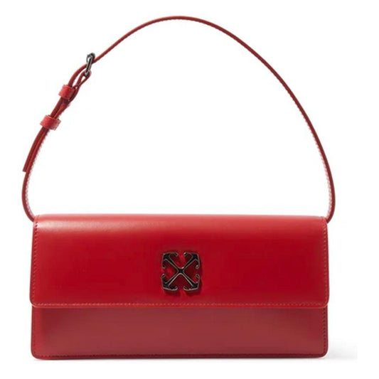 Off-White Red Leather Handbag