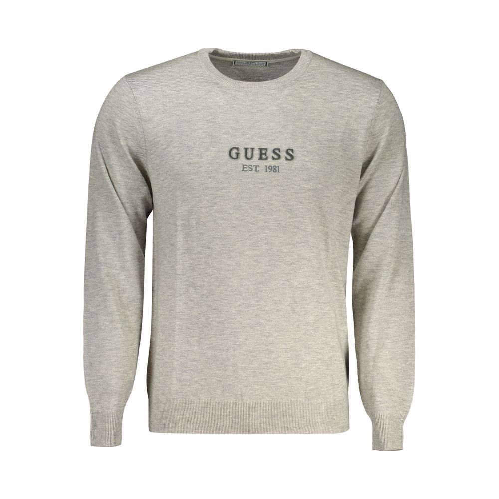 Guess Jeans Gray Polyester Sweater Guess Jeans