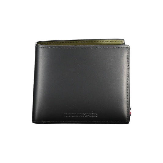 Tommy Hilfiger Black Leather Wallet Tommy Hilfiger