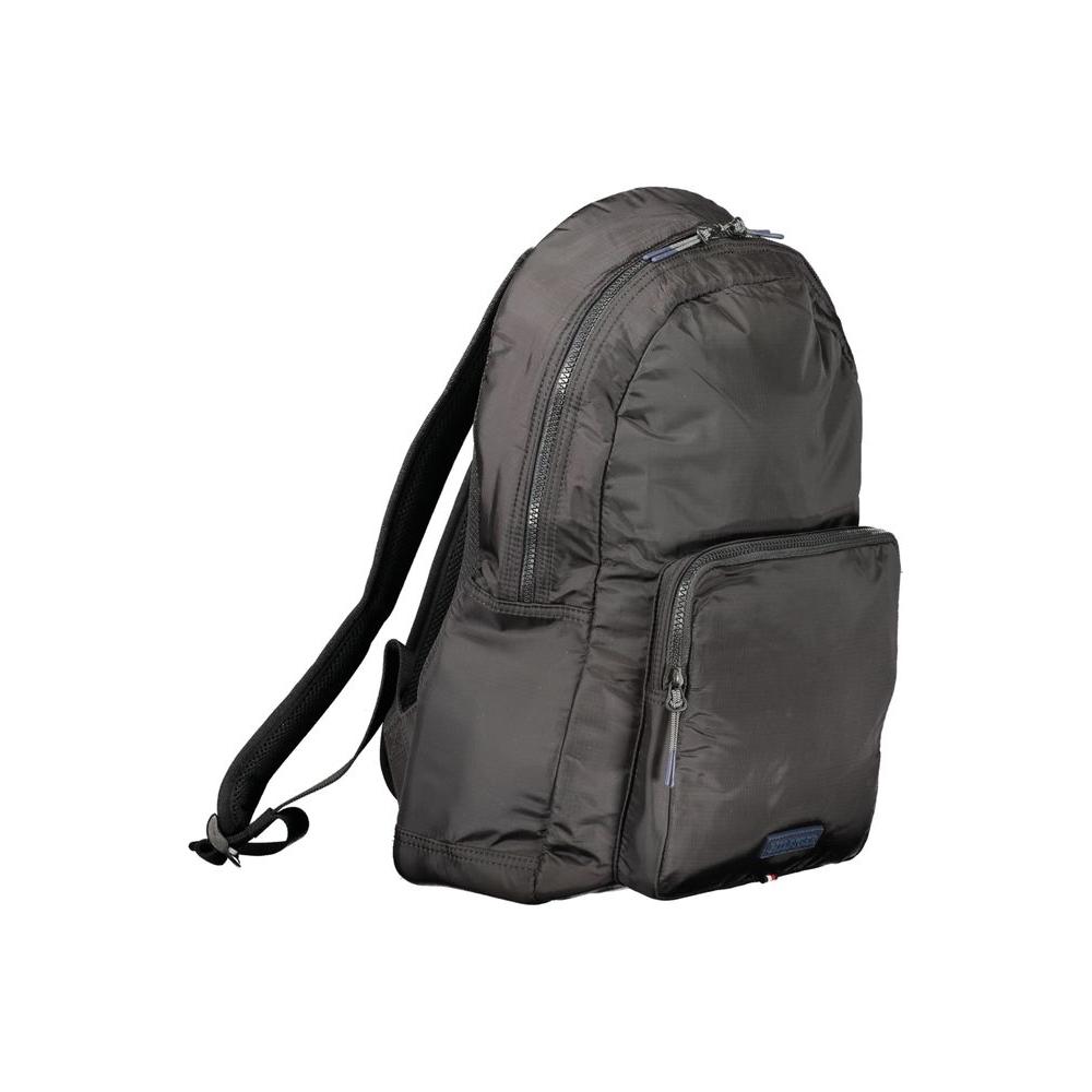 Tommy Hilfiger Black Nylon Backpack