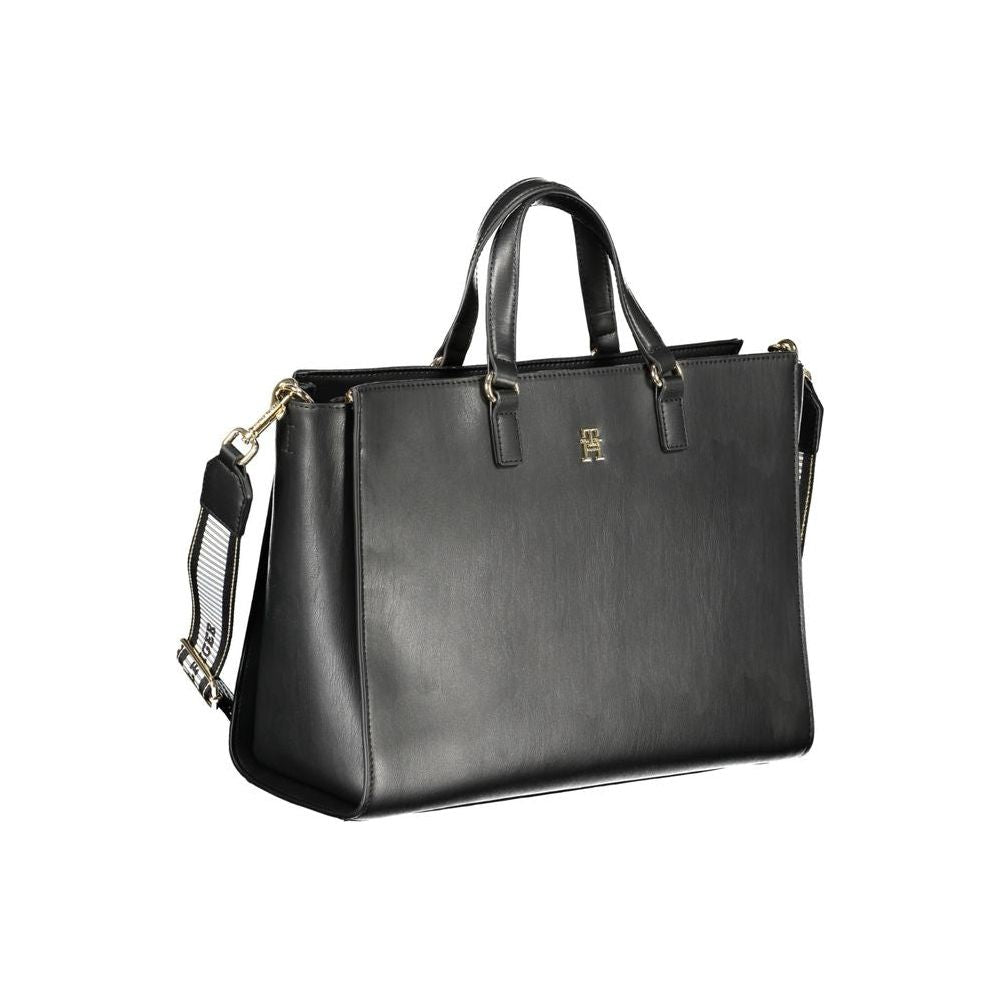 Tommy Hilfiger Black Polyethylene Handbag