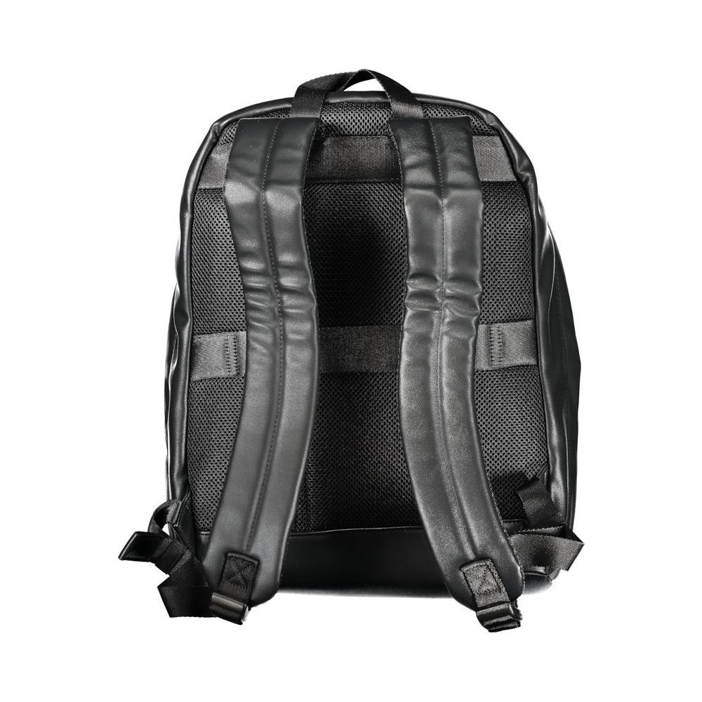 Tommy Hilfiger Black Polyester Backpack