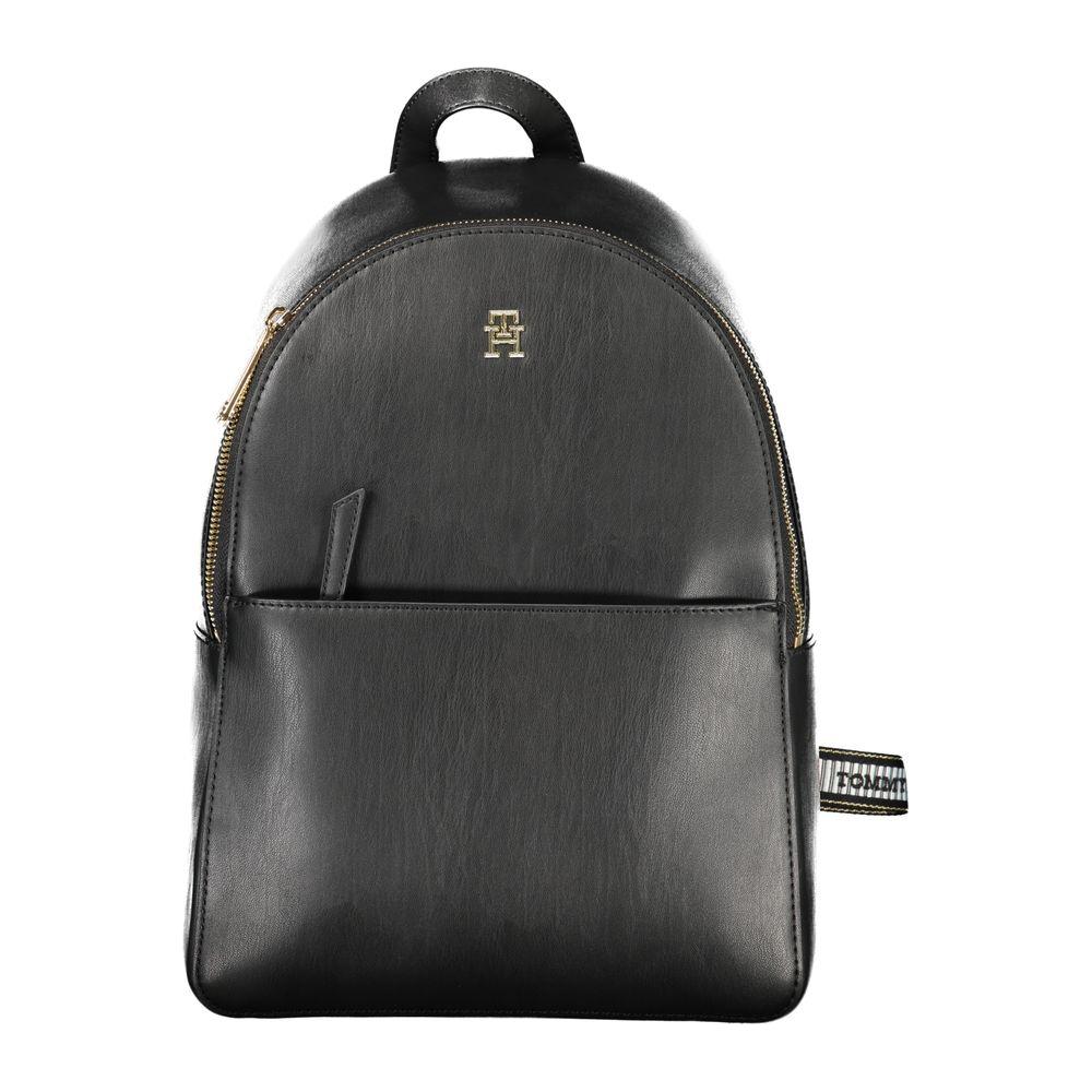 Tommy Hilfiger Black Polyethylene Backpack Tommy Hilfiger