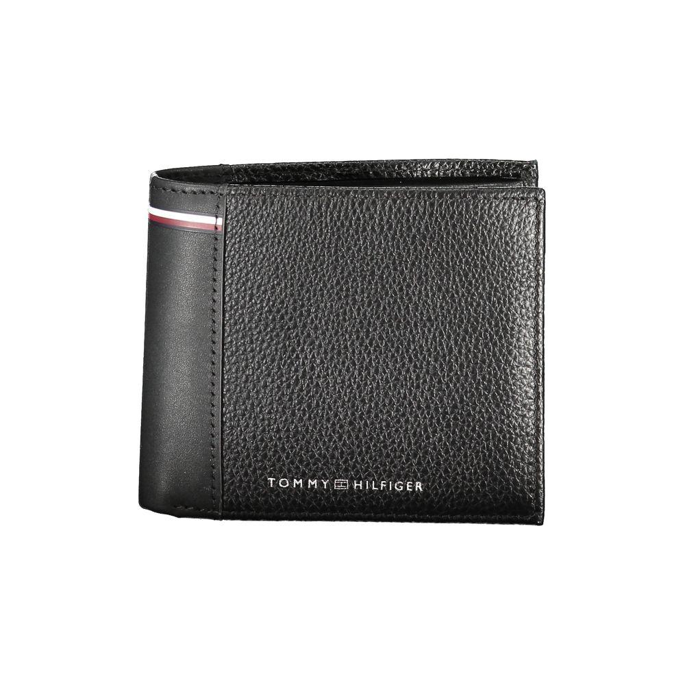 Tommy Hilfiger Black Leather Wallet Tommy Hilfiger