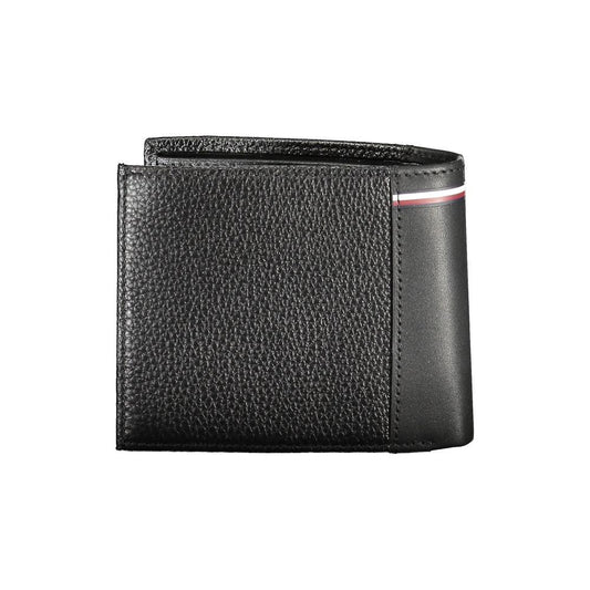 Tommy Hilfiger Black Leather Wallet Tommy Hilfiger