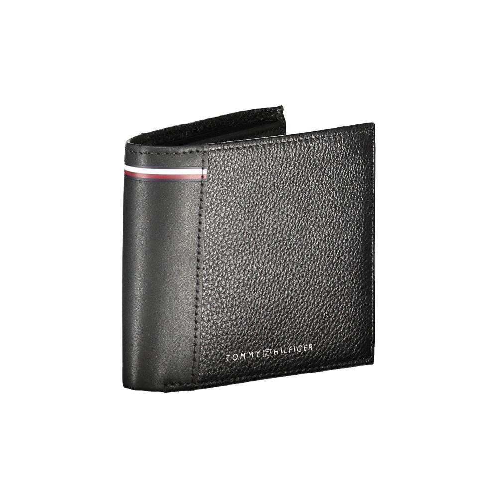 Tommy Hilfiger Black Leather Wallet Tommy Hilfiger