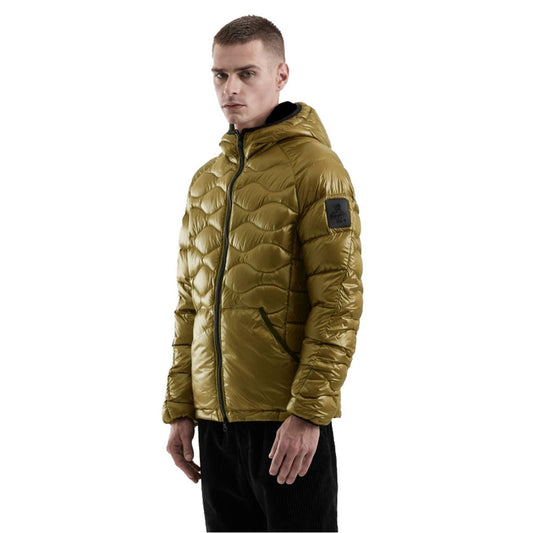 Refrigiwear Yellow Nylon Men Jacket Refrigiwear