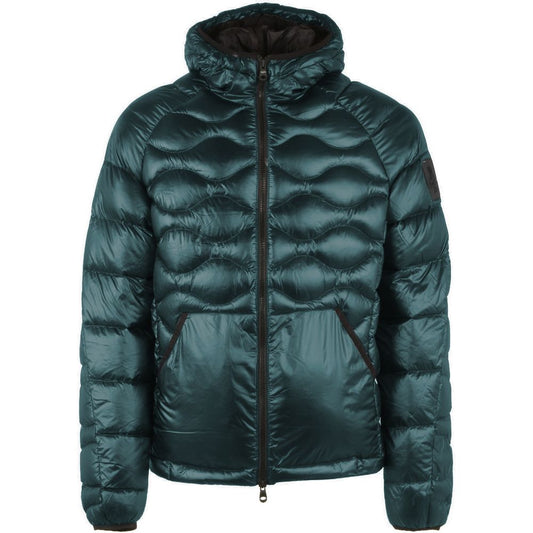 Refrigiwear Green Nylon Men Jacket Refrigiwear