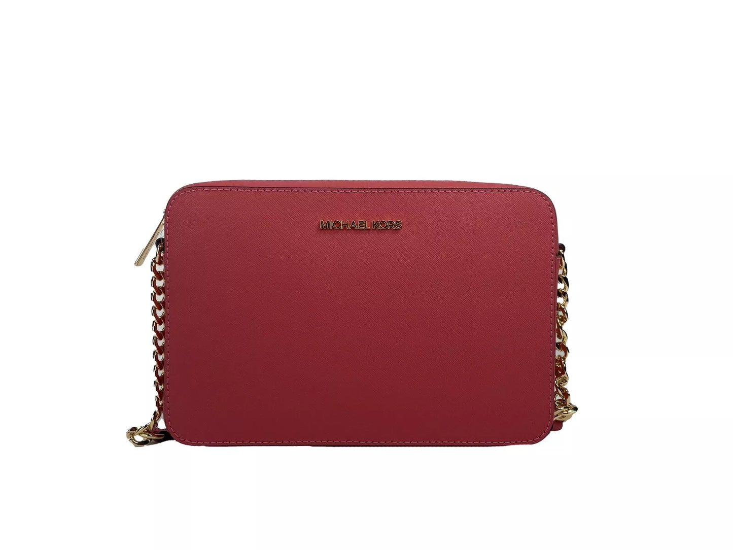 Michael Kors Jet Set Large East West Leather Crossbody Bag Light Berry Sorbet Michael Kors