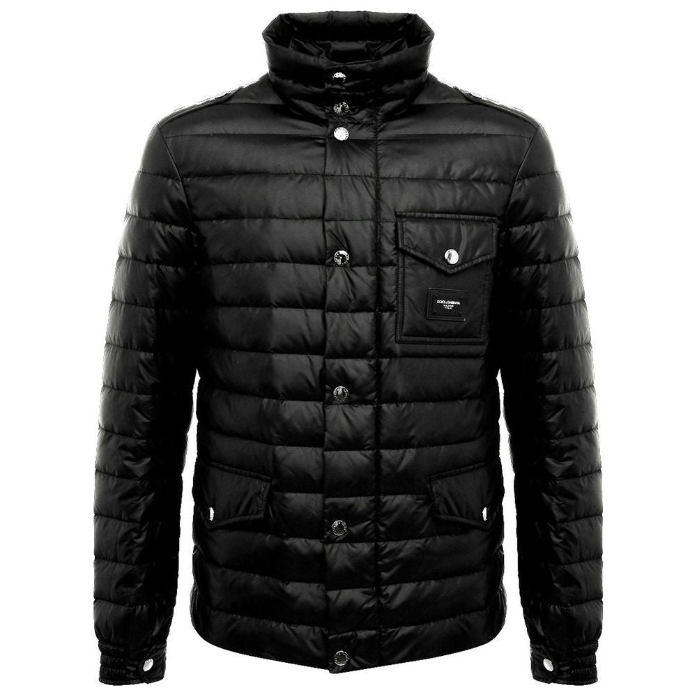 Dolce & Gabbana Black Polyamide Jacket