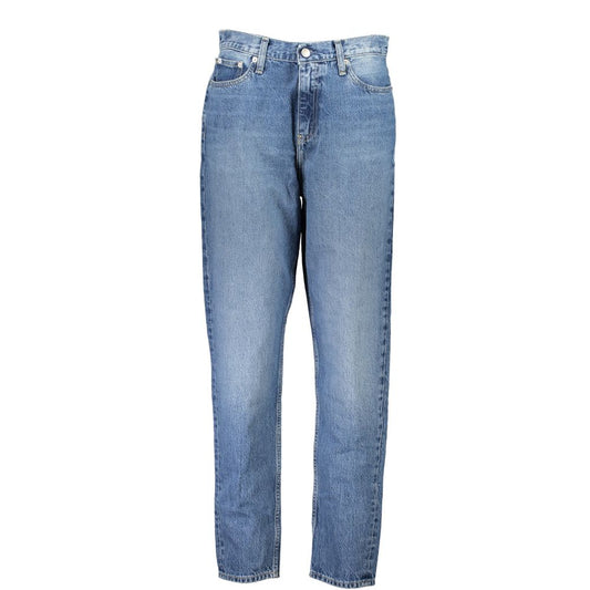 Calvin Klein Blue Cotton Jeans & Pant Calvin Klein