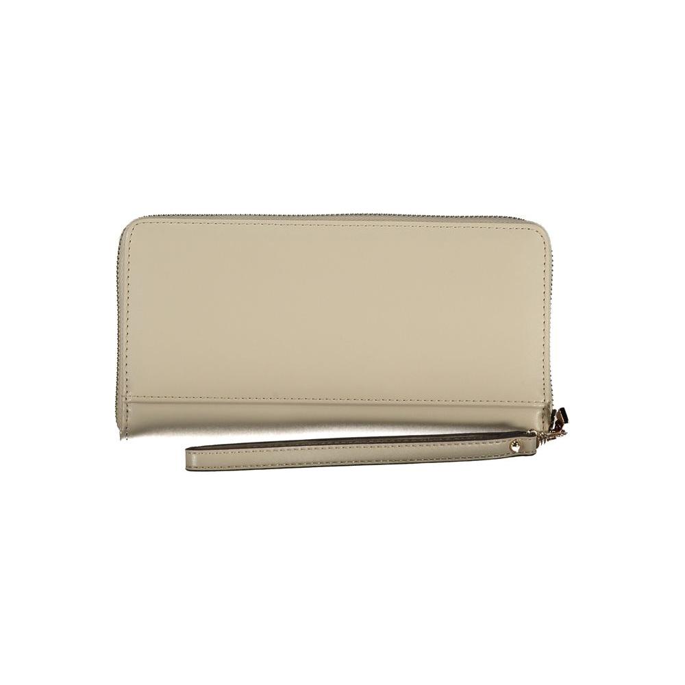 Guess Jeans Beige Polyethylene Wallet Guess Jeans