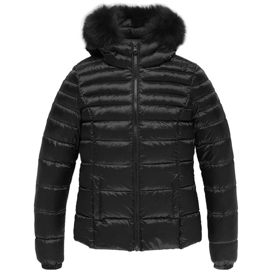 Refrigiwear Black Nylon Jackets & Coat Refrigiwear