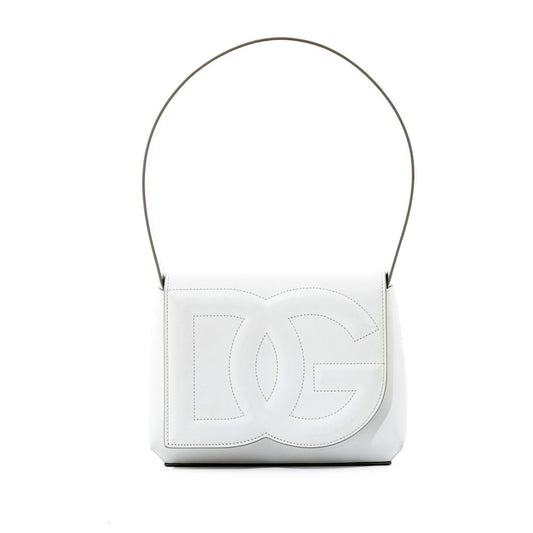 Dolce & Gabbana White Leather Handbag Dolce & Gabbana