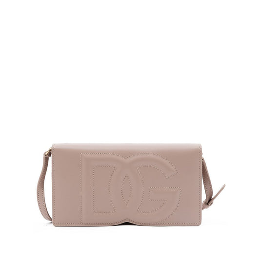 Dolce & Gabbana Pink Leather Handbag Dolce & Gabbana