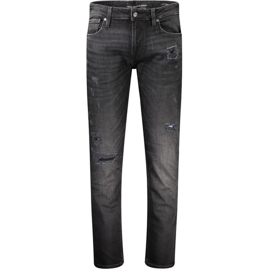 Guess Jeans Black Cotton Jeans & Pant