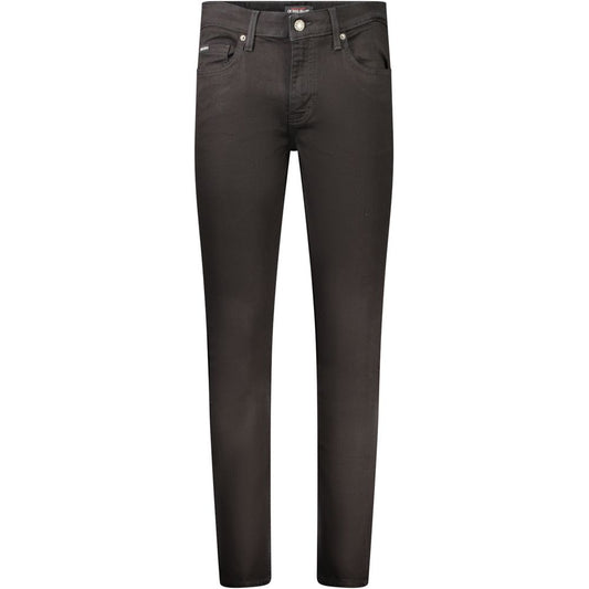 Guess Jeans Black Cotton Jeans & Pant Guess Jeans