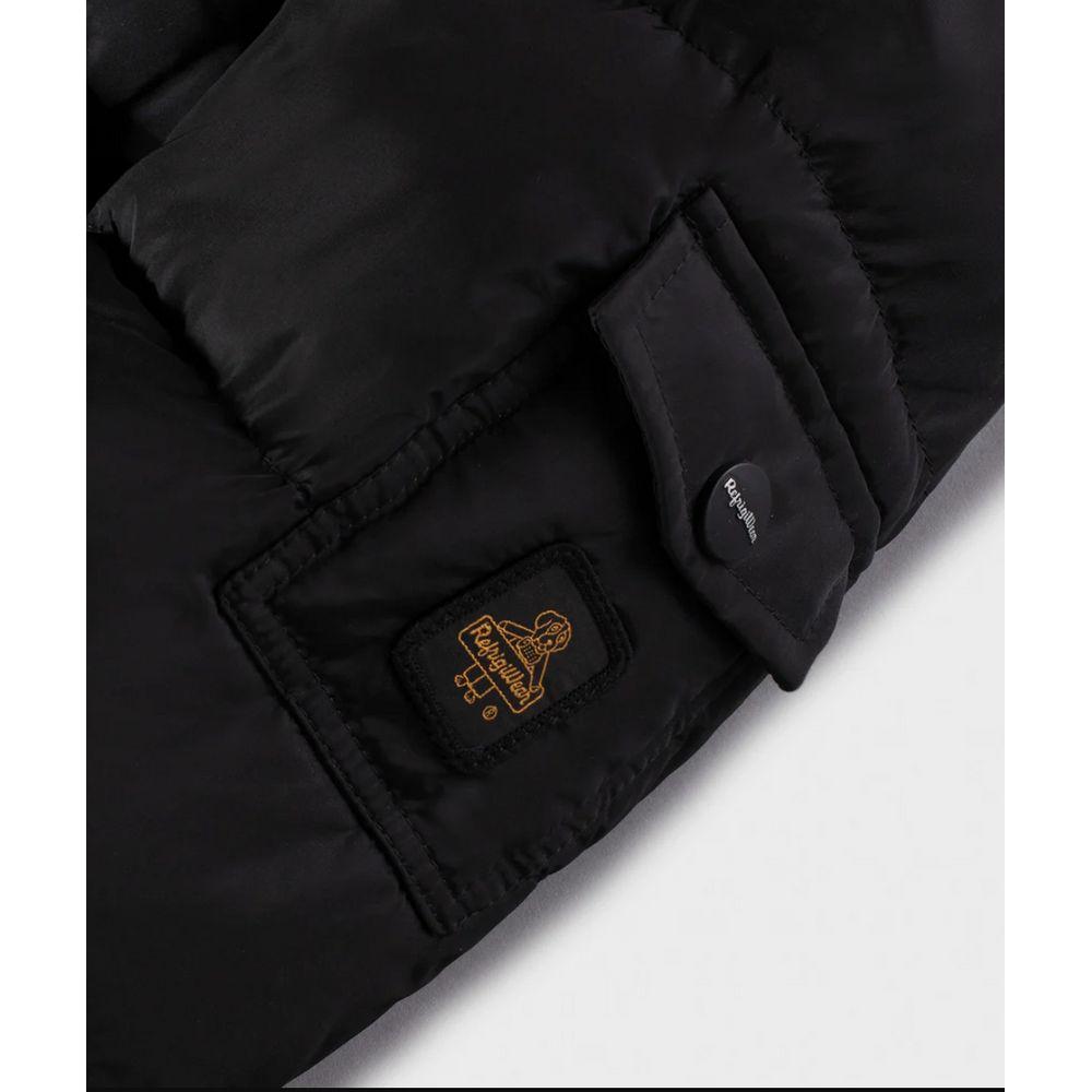 Refrigiwear Black Nylon Jackets & Coat Refrigiwear