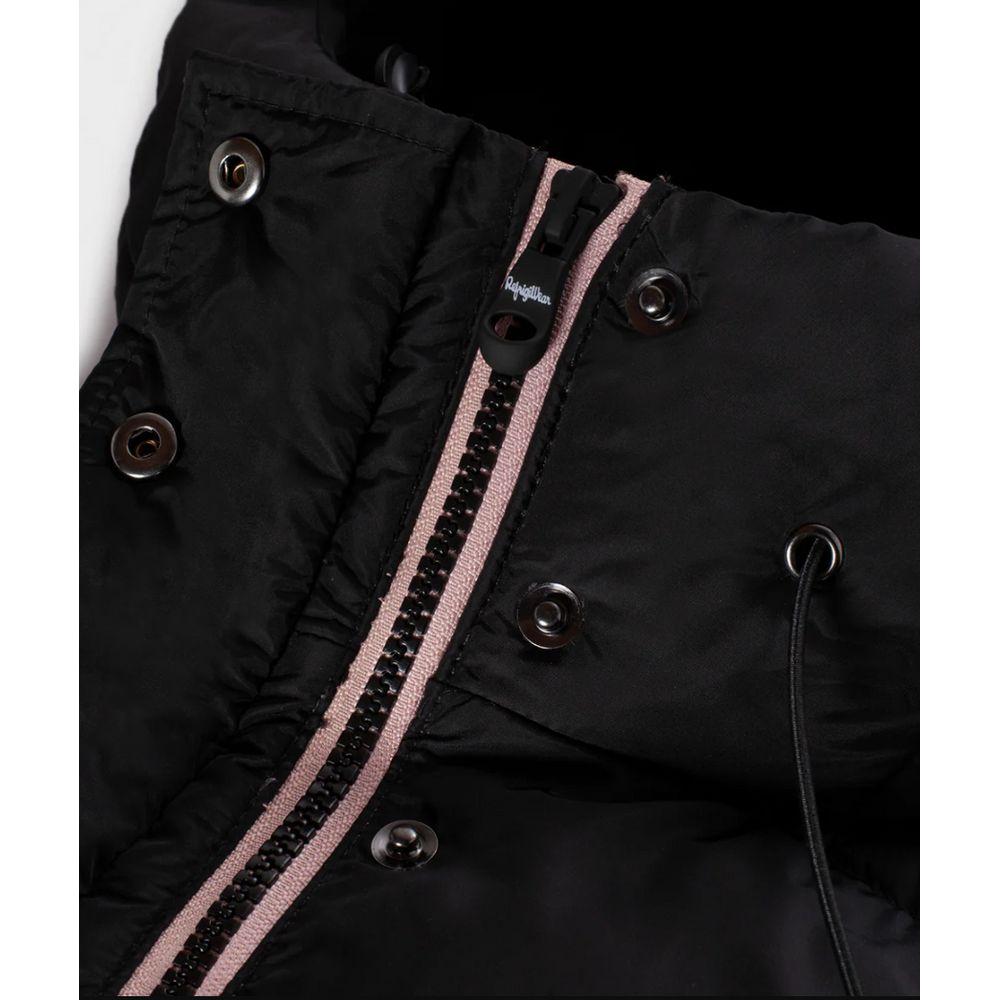 Refrigiwear Black Nylon Jackets & Coat Refrigiwear