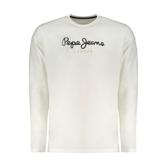 Pepe Jeans White Cotton T-Shirt Pepe Jeans