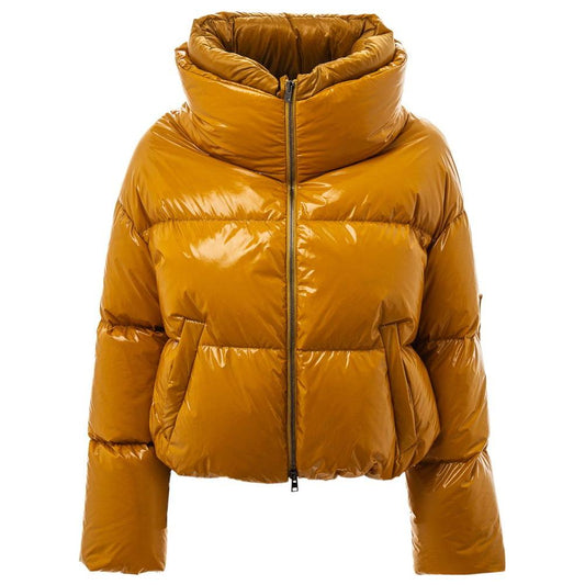 Herno Yellow Polyamide Jackets & Coat Herno