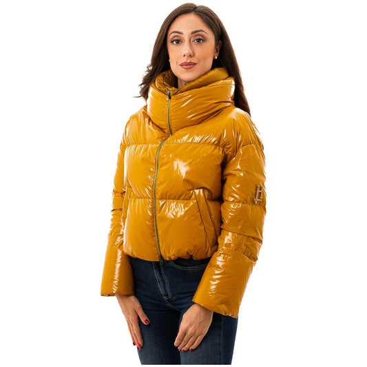 Herno Yellow Polyamide Jackets & Coat Herno