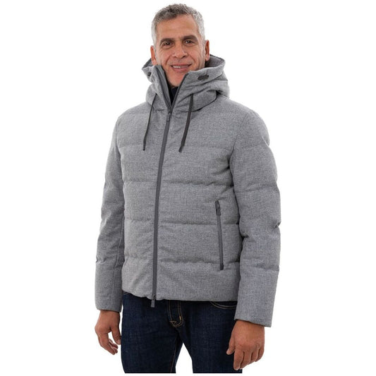 Herno Gray Wool Jacket Herno