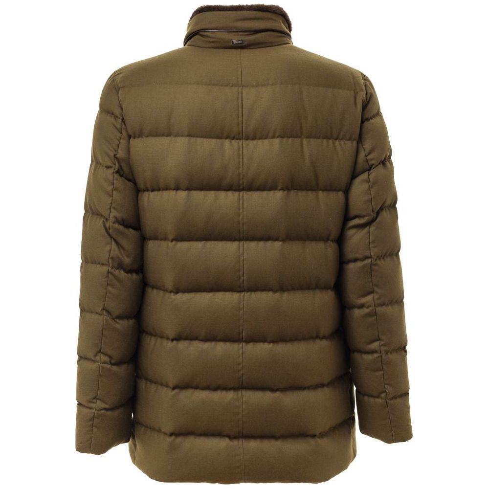 Herno Green Viscose Jacket Herno