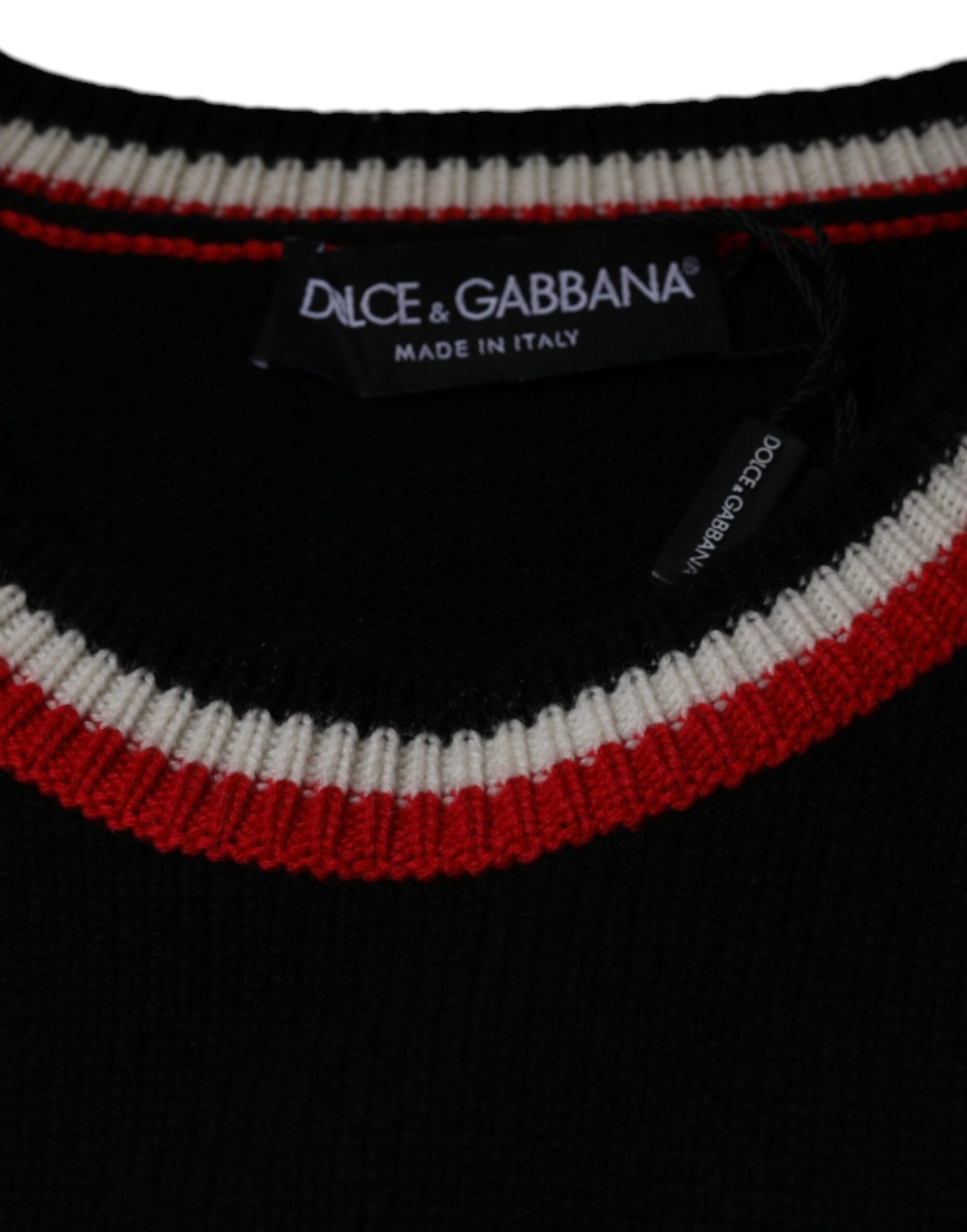 Dolce & Gabbana Black Cashmere Pig of the Year Pullover Sweater Dolce & Gabbana