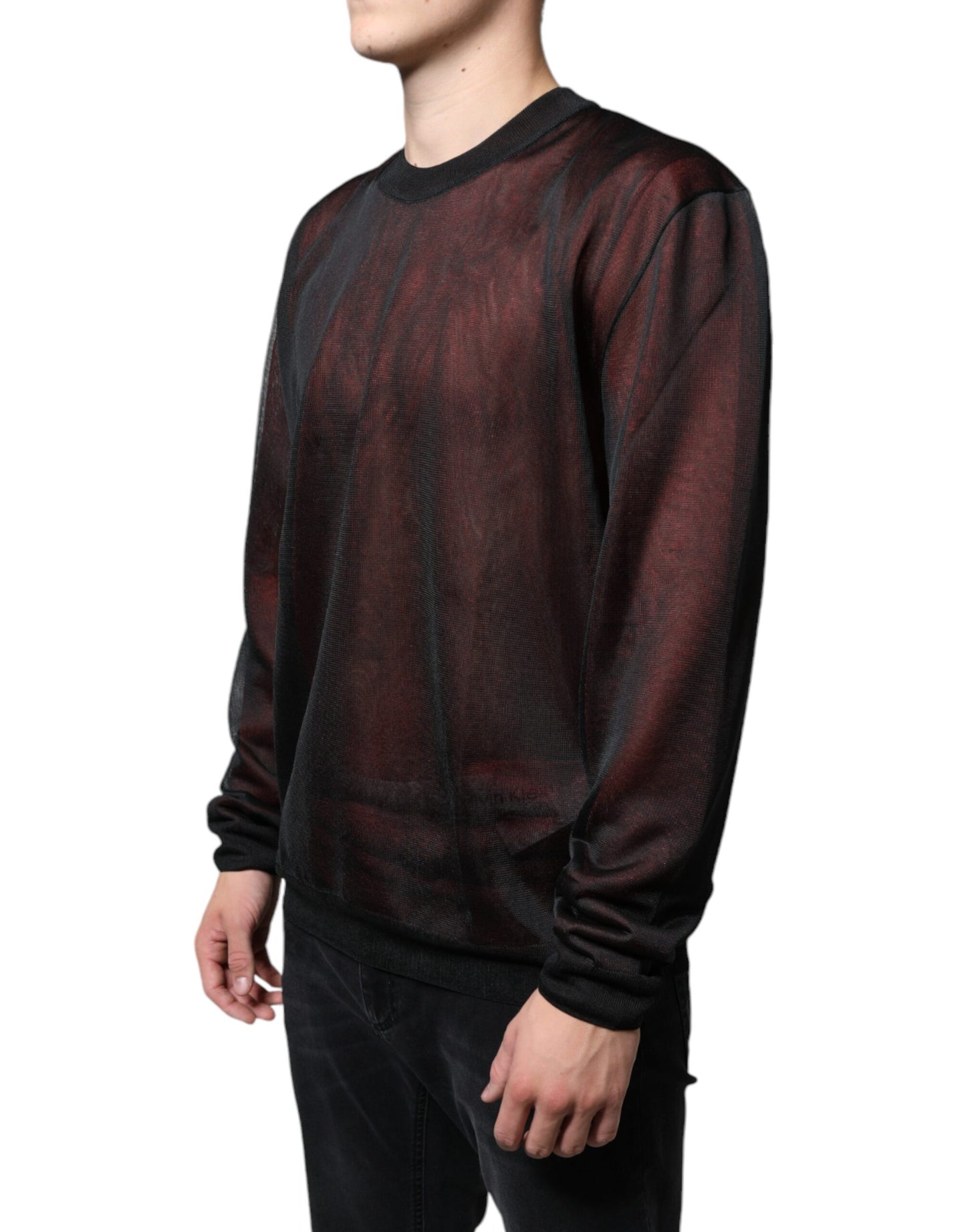 Dolce & Gabbana Brown Polyester Pullover Sweatshirt Sweater Dolce & Gabbana