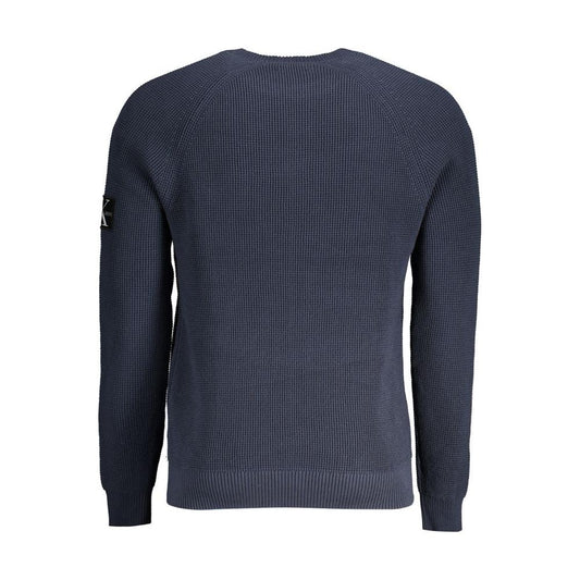 Calvin Klein Blue Cotton Sweater Calvin Klein