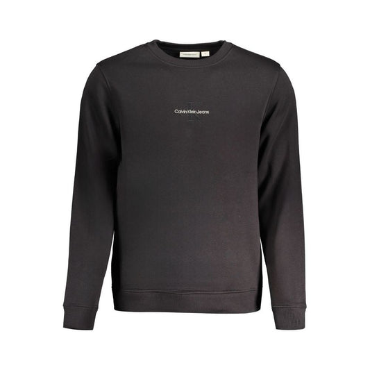 Calvin Klein Black Cotton Sweater Calvin Klein