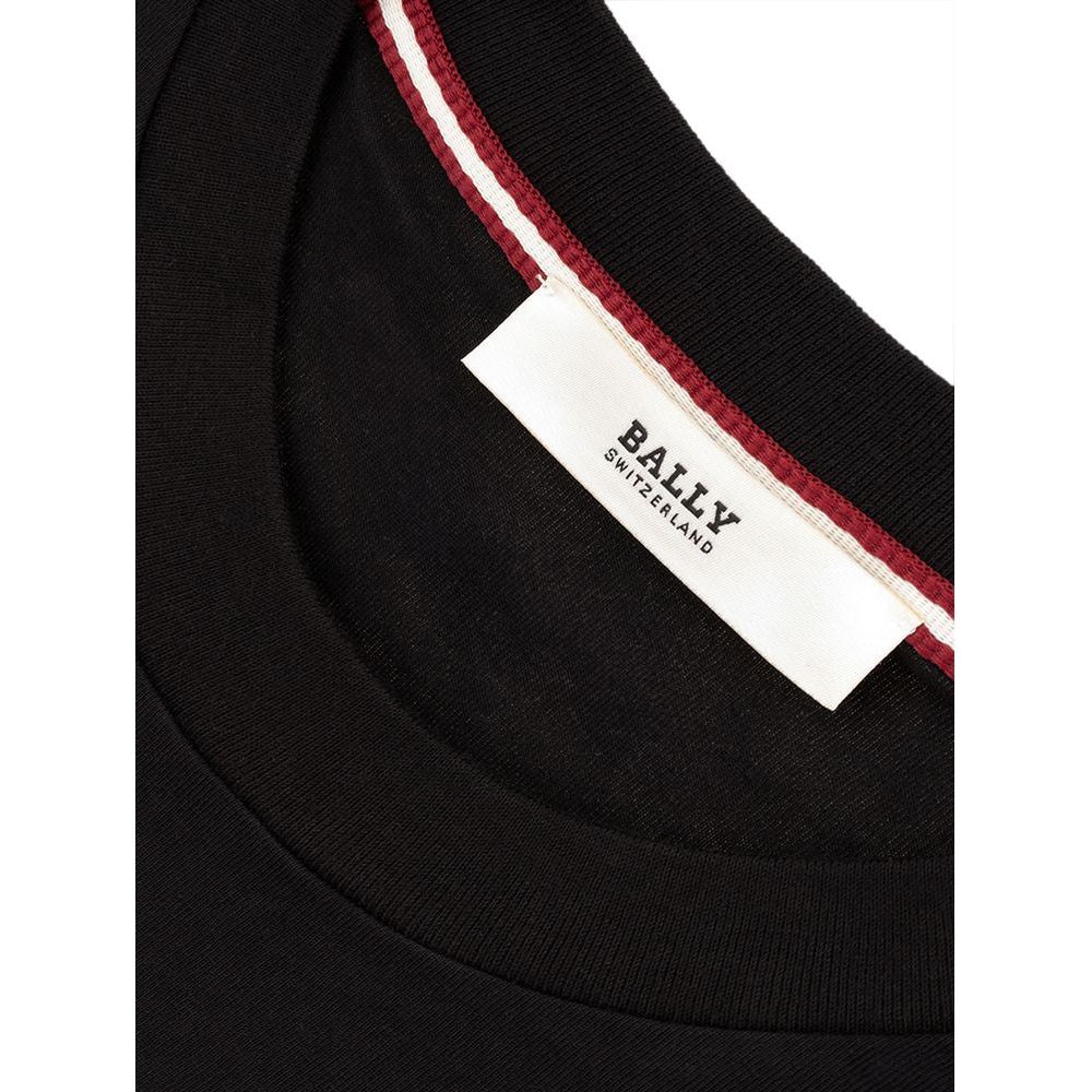 Bally Black Cotton T-Shirt Bally