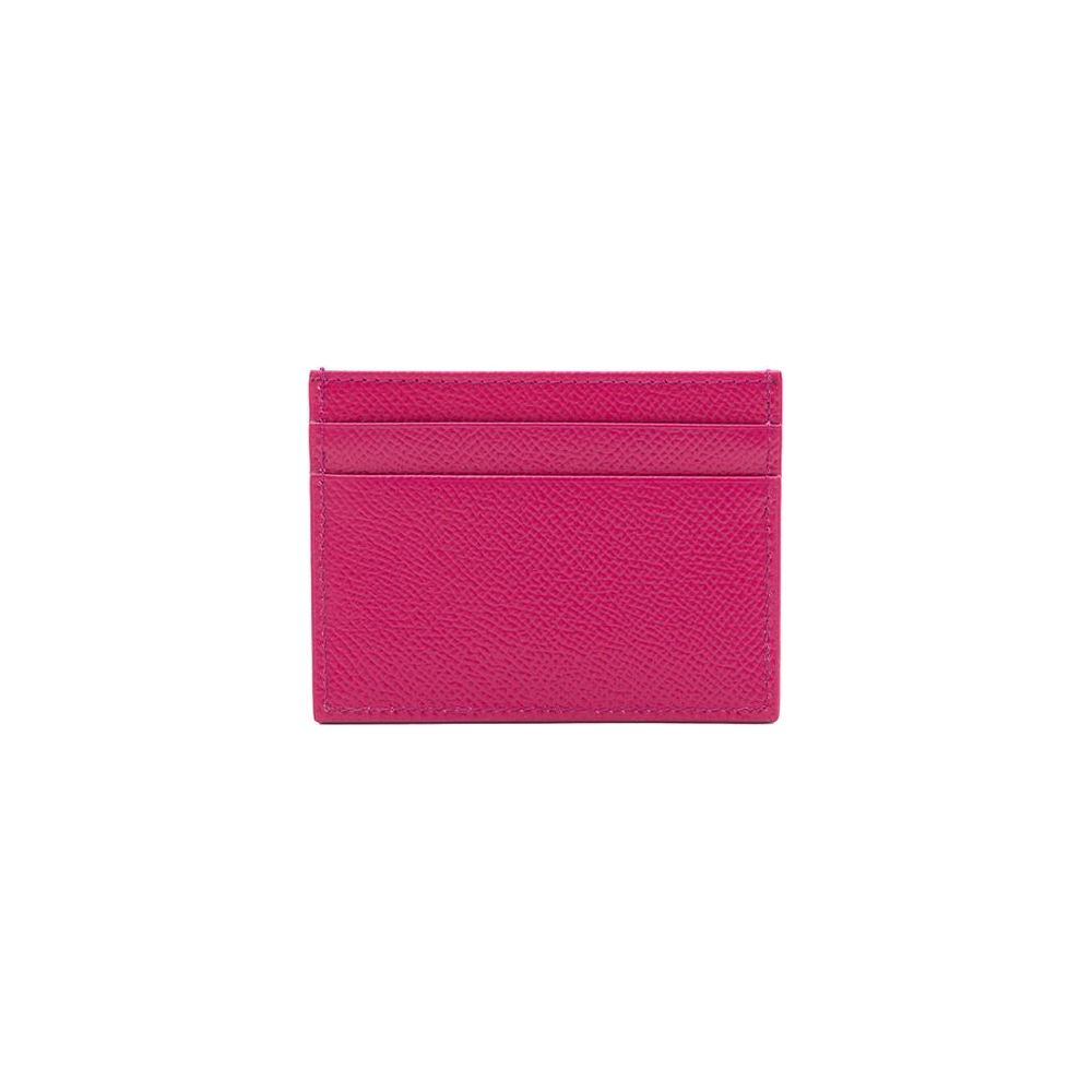 Dolce & Gabbana Fuchsia Leather Wallet Dolce & Gabbana