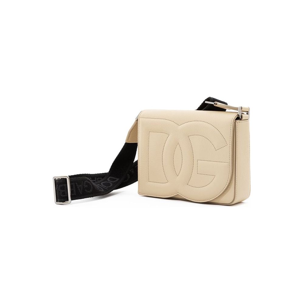 Dolce & Gabbana Beige Leather Bag Dolce & Gabbana