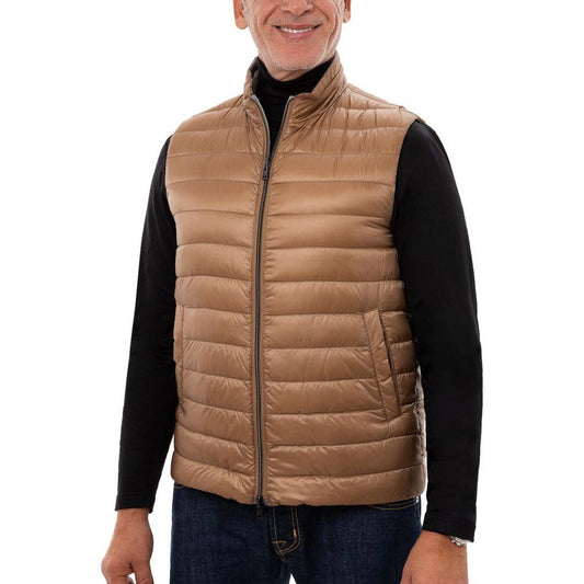 Herno Brown Polyamide Vest Herno