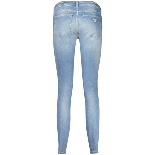 Guess Jeans Light Blue Cotton Jeans & Pant Guess Jeans