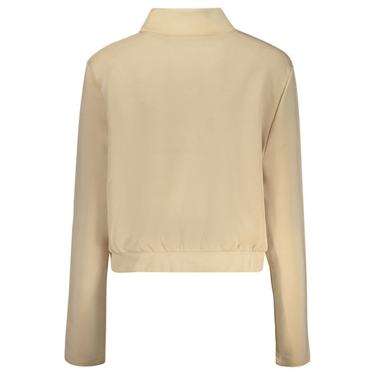 Guess Jeans Beige Polyester Sweater Guess Jeans