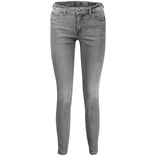 Guess Jeans Gray Cotton Jeans & Pant Guess Jeans