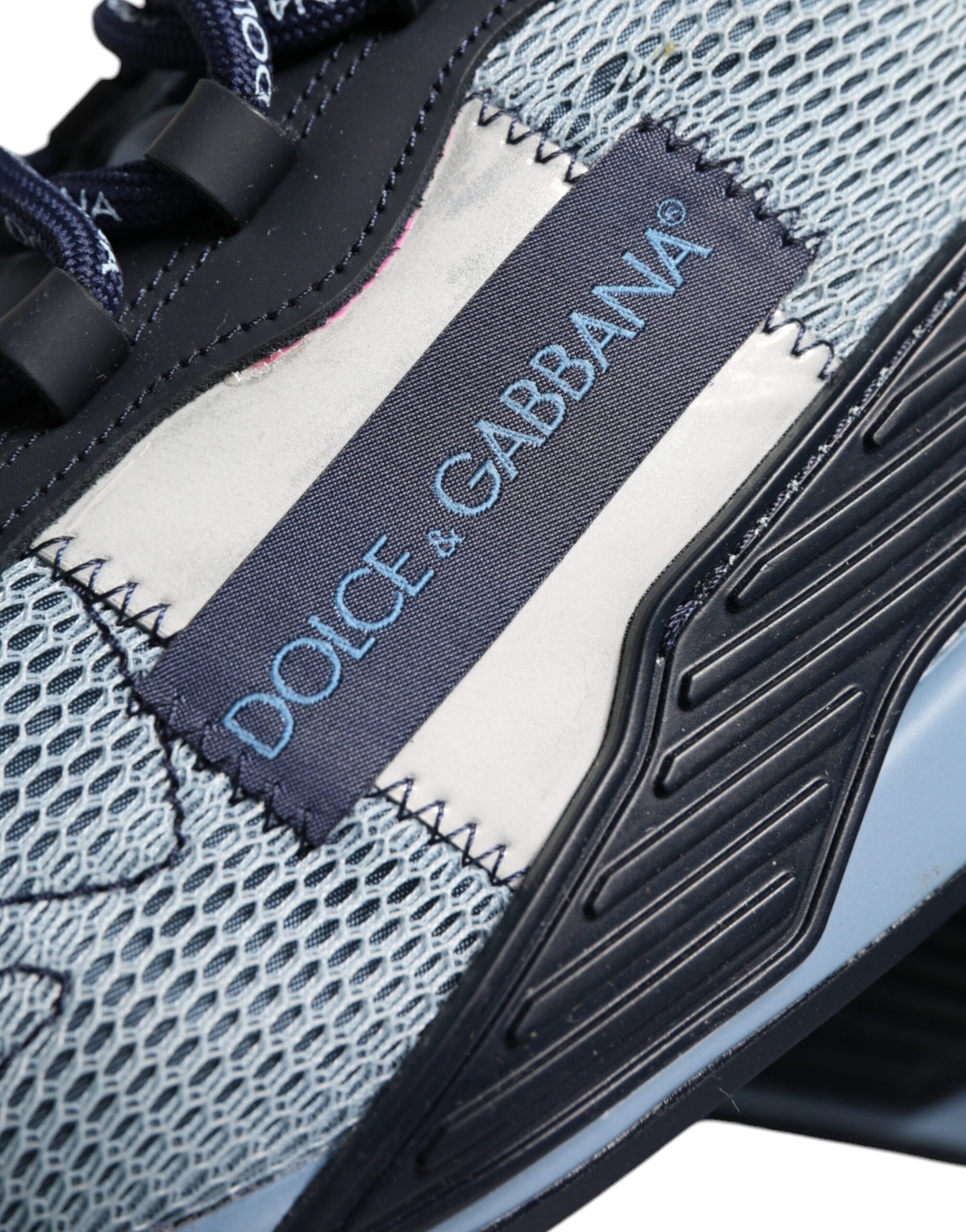 Dolce & Gabbana Blue Black Low Top NS1 Sneakers Shoes Dolce & Gabbana