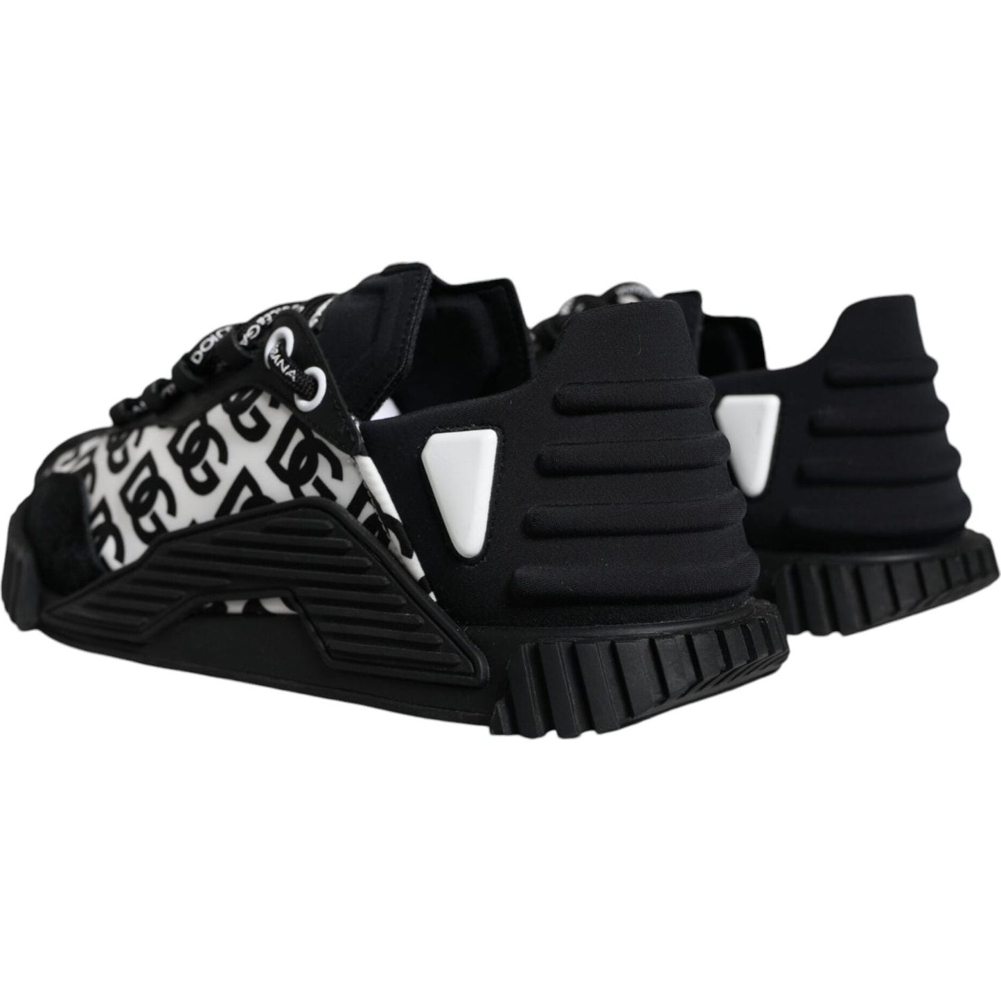 Dolce & Gabbana Black Logo Lace Up Low Top NS1 Sneakers Shoes Dolce & Gabbana