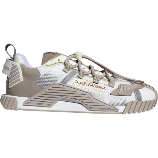 Dolce & Gabbana Multicolor Lace Up Low Top NS1 Sneakers Shoes Dolce & Gabbana