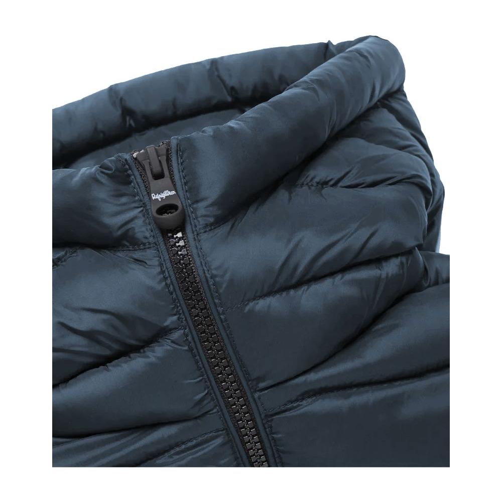 Refrigiwear Blue Nylon Jackets & Coat Refrigiwear