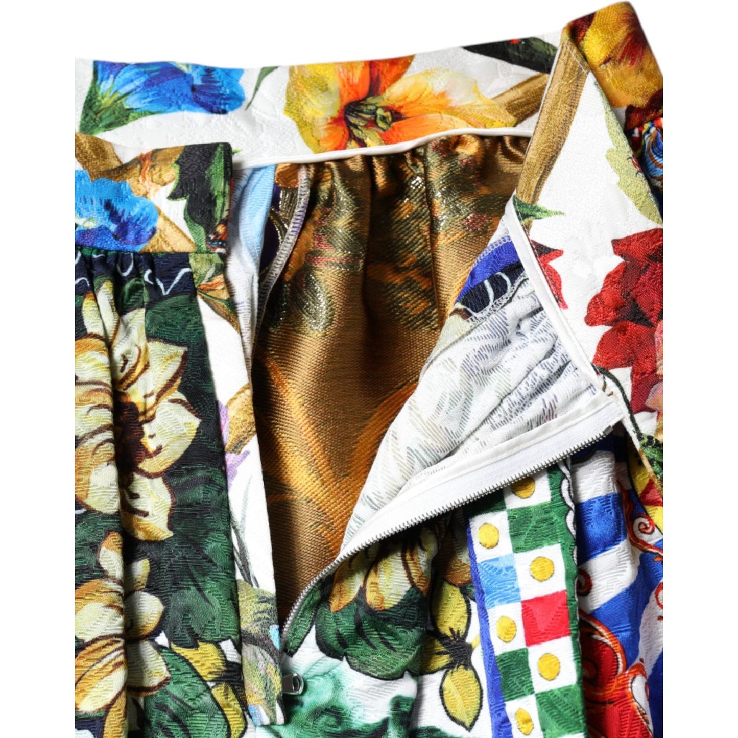 Dolce & Gabbana Multicolor Patchwork Sicily Long Maxi Skirt Dolce & Gabbana