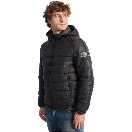 Baldinini Trend Black Polyester Men's Jacket Baldinini Trend