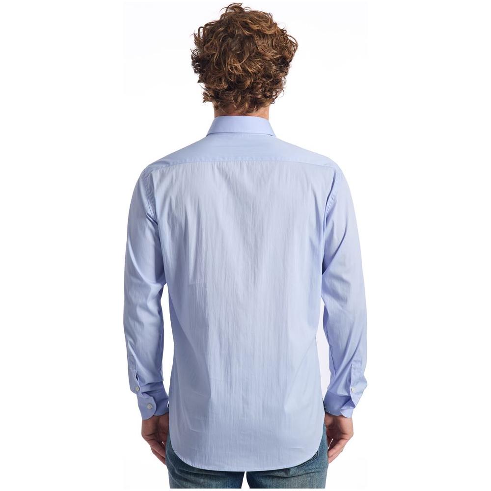 Baldinini Trend Light Blue Cotton Shirt