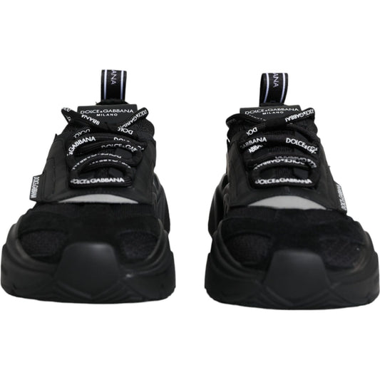 Dolce & Gabbana Black Daymaster Low Top Sneakers Shoes